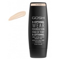 Gosh X-Ceptional Wear Foundation Long Lasting Makeup dugotrway podkad do twarzy 14 Sand 30ml