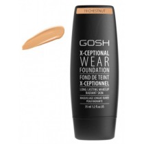 Gosh X-Ceptional Wear Foundation Long Lasting Makeup dugotrway podkad do twarzy 19 Chestnut 30ml