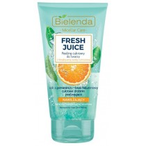 Bielenda Fresh Juice peeling cukrowy nawilżający z wodą cytrusową Pomarańcza 150g