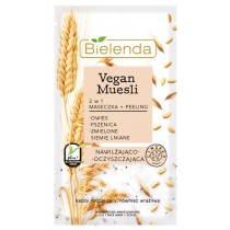 Bielenda Vegan Muesli Moisturizing & Cleansing 2w1 maseczka + peeling nawilżająco-oczyszczająca 8g