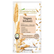 Bielenda Vegan Muesli Moisturizing & Cleansing 2w1 maseczka + peeling nawilajco-oczyszczajca 8g