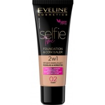 Eveline Selfie Time Foundation & Concealer kryjco-nawilajcy podkad i korektor 02 Ivory 30ml