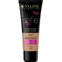 Eveline Selfie Time Foundation & Concealer kryjco-nawilajcy podkad i korektor 06 Honey 30ml
