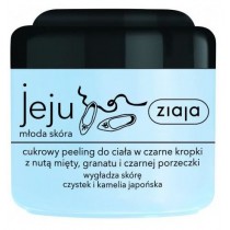 Ziaja Jeju cukrowy peeling do ciaa w czarne kropki 200ml