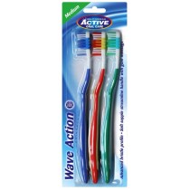 Active Oral Care Wave Action szczoteczki do zbw Medium 3szt