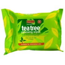 Beauty Formulas Tea Tree Cleansing Wipes oczyszczające chusteczki do twarzy 30szt