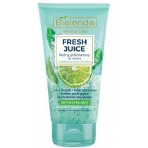 Bielenda Fresh Juice peeling gruboziarnisty detoksykujcy z wod cytrusow Limonka 150g