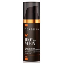 Dermika 100% for Men Cream 50+ krem przeciw zmarszczkom i bruzdom na dzień/na noc 50ml
