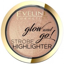Eveline Glow And Go! Strobe Highlighter rozwietlacz do twarzy 02 Gentle Gold 8,5g