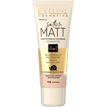 Eveline Satin Matt Foundation matujcy podkad do twarzy 103 Natural 30ml