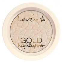 Lovely Gold Highlighter rozwietlajcy puder do twarzy