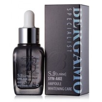 Bergamo S.9 SYN-AKE Ampoule Whitening Care serum do twarzy z jadem wa 30ml