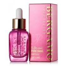 Bergamo Specialist S.9 Pure Snail Soft Care Ampoule serum do twarzy ze luzem limaka 30ml