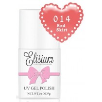 Elisium UV Gel Polish lakier hybrydowy do paznokci 014 Red Skirt 8ml