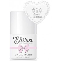 Elisium UV Gel Polish lakier hybrydowy do paznokci 020 Snow White 8ml