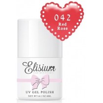 Elisium UV Gel Polish lakier hybrydowy do paznokci 042 Rose Red 8ml