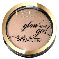 Eveline Glow And Go! Bronzing Powder puder brzujcy w kamieniu 01 Go Hawaii 8.5g