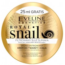 Eveline Royal Snail skoncentrowany odywczo-regenerujcy krem do twarzy i ciaa 200ml