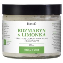 Iossi Rozmaryn & Limonka od�wie�aj�cy cukrowy peeling do cia�a z olejem ry�owym 250ml