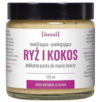 Iossi Ry� i Kokos delikatna pasta do mycia twarzy nawil�aj�co-peelinguj�ca z proteinami ry�owymi i ekstraktem z kokosa 120ml