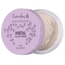 Lovely Sweet Kissing Mineral Loose Powder Skin Beautifier transparentny silnie matujcy fikser mineralny do twarzy 5,5g