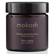 Mokosh Active Face Scrub aktywny peeling do twarzy ra z jagod 60ml