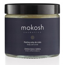 Mokosh Peeling solny do ciaa Zielona Kawa z Tabak 300g