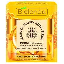 Bielenda Manuka Honey Nutri Elixir odywczo-nawilajcy krem na dzie i na noc cera sucha i wraliwa 50ml