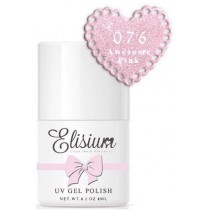 Elisium UV Gel Polish lakier hybrydowy do paznokci 076 Awesome Pink 8ml
