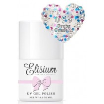 Elisium UV Gel Polish lakier hybrydowy do paznokci 098 Crazy Conffetti 8ml
