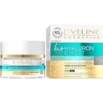 Eveline Bio Hyaluron Expert 70+ intensywnie regenerujący krem-koncentrat aktywnie odmładzający na dzień i noc 50ml