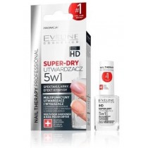 Eveline Nail Therapy Super-Dry utwardzacz i wysuszacz do paznokci 5w1 12ml