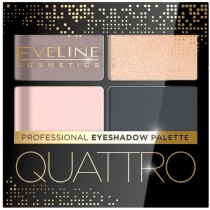 Eveline Quattro Professional Eyeshadow Palette Paleta cieni do powiek 02 3,2g