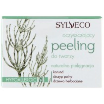 Sylveco Oczyszczajcy peeling do twarzy Korund & Skrzyp Polny & Drzewo Herbaciane 75ml