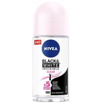 Nivea Invisible Black&White antyperspirant w kulce 48H Clear 50ml
