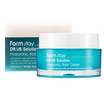 Farmstay DR.V8 Solution Hialuronic Acid Cream krem do twarzy z hialuronem i witaminami 50ml