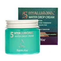 Farmstay Hyaluronic Water Drop Cream krem do twarzy z kwasem hialuronowym 80ml