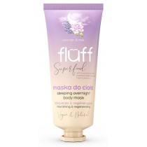 Fluff Super Food Sleeping Overnight Body Mask odywczo-regenerujca maska do ciaa Lawenda i Ra 150ml