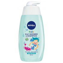 Nivea Kids el do mycia ciaa 2w1 o zapachu jabkowych karmelkw 500ml