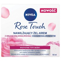 Nivea Rose Touch nawilajcy krem-el do twarzy 50ml