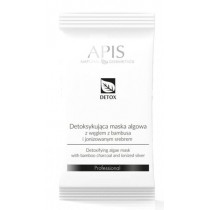 Apis Detox Algae Mask detoksykująca maska algowa z węglem z bambusa i jonizowanym srebrem 20g