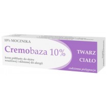 Cremobaza 10% Mocznika krem półtłusty do skóry wrażliwej i skłonnej do alergii 30g