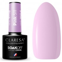 Claresa Soak Off UV/LED Pink lakier hybrydowy 511 5g