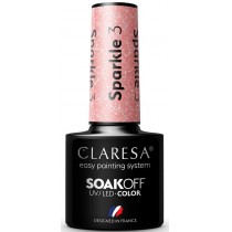Claresa Soak Off UV/LED Sparkle lakier hybrydowy 3 5g