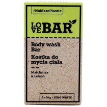 Love Bar Body Wash Bar kostka do mycia ciaa Matcha & Limonka 2x30g