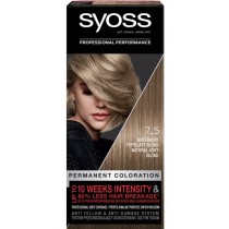 Syoss Permanent Coloration farba do włosów trwale koloryzująca 7-5 Naturalny Popielaty Blond