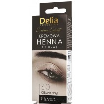 Delia Henna do brwi kremowa 3.0 Ciemny Brąz 15ml