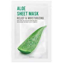Eunyul Sheet Mask Aloe nawilżająco-łagodząca maseczka do twarzy z aloesem 22ml