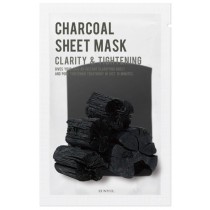 Eunyul Sheet Mask Charcoal oczyszczająca maseczka do twarzy z węglem 22ml