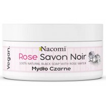 Nacomi Savon Noir czarne mydo Rose 125g